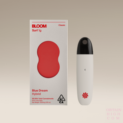 Blue Dream Classic Surf 1000mg All-In-One Vape Pen by Bloom obtain high